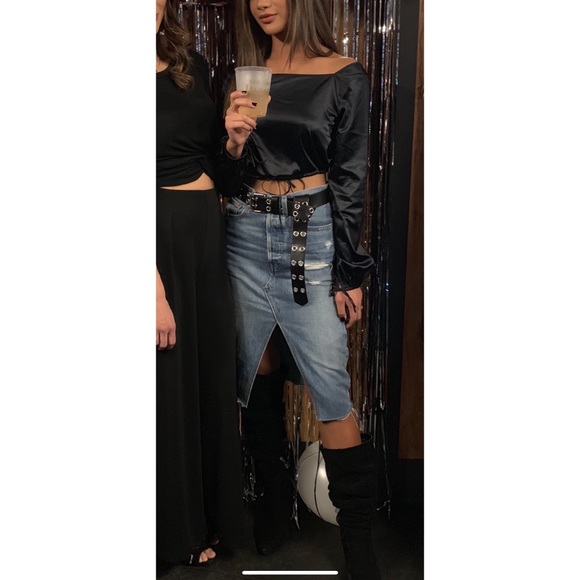 Levi’s Deconstructed Long Skirt - Picture 4 of 4